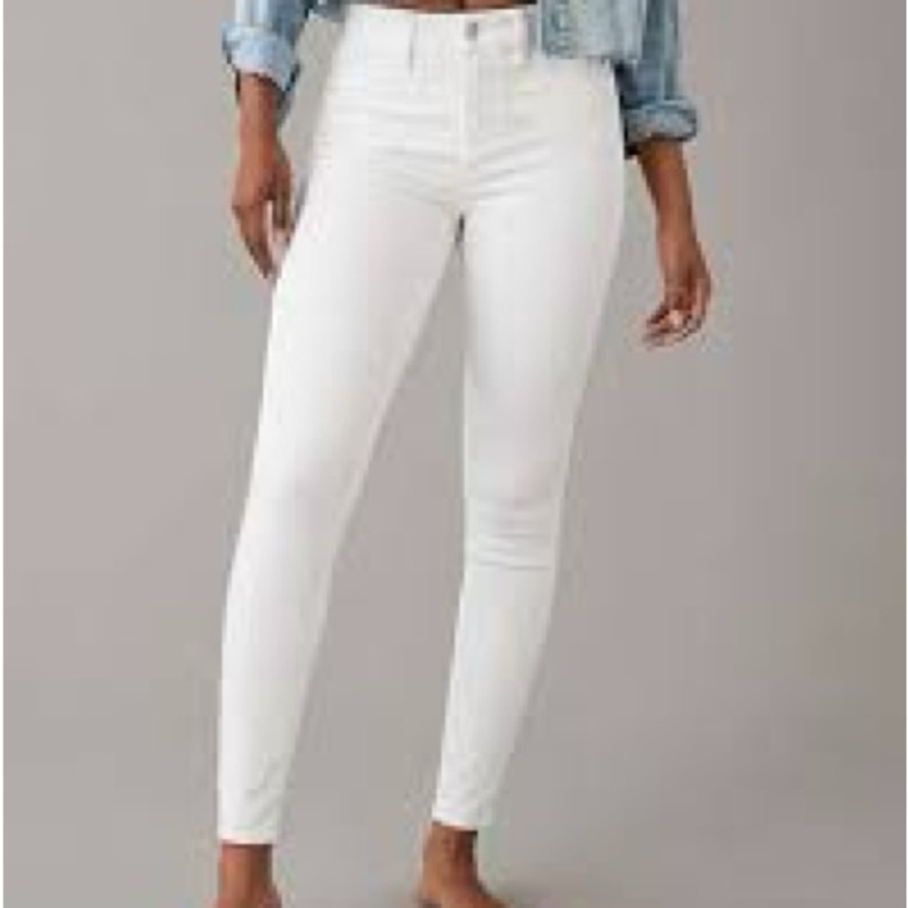 American Eagle Outfitters Women's White Skinny Jeans